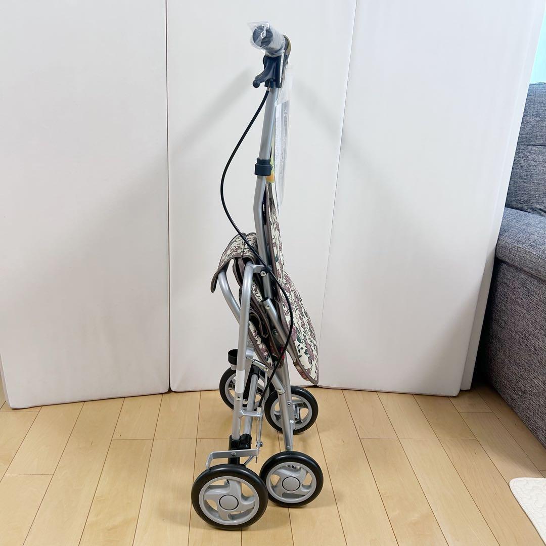 島製作所　新品　サニーウォーカー　シルバーカー　歩行器　折りたたみ式　傘立て