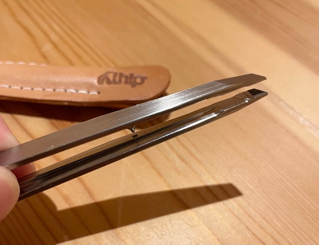 Klhip(クリップ) チタンチタニウム高級毛抜きツイーザーピンセット正規品