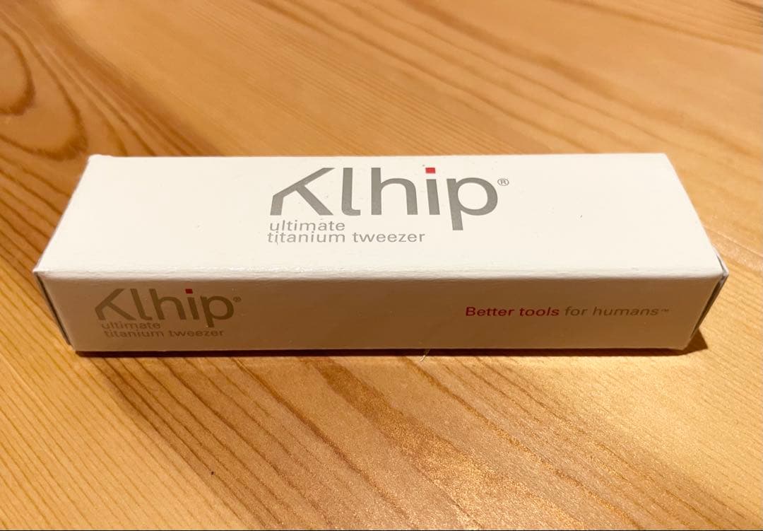 Klhip(クリップ) チタンチタニウム高級毛抜きツイーザーピンセット正規品