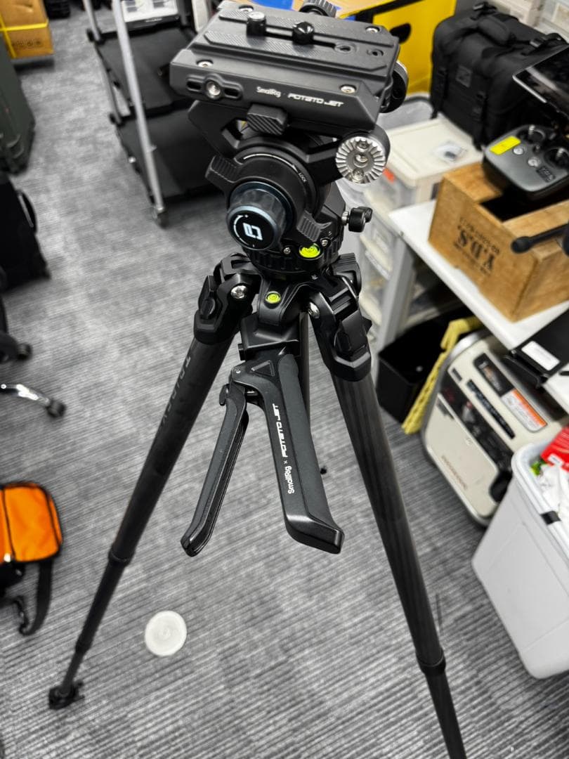 機関良好SmallRig×Potato Jetトライベックス油圧カーボン三脚