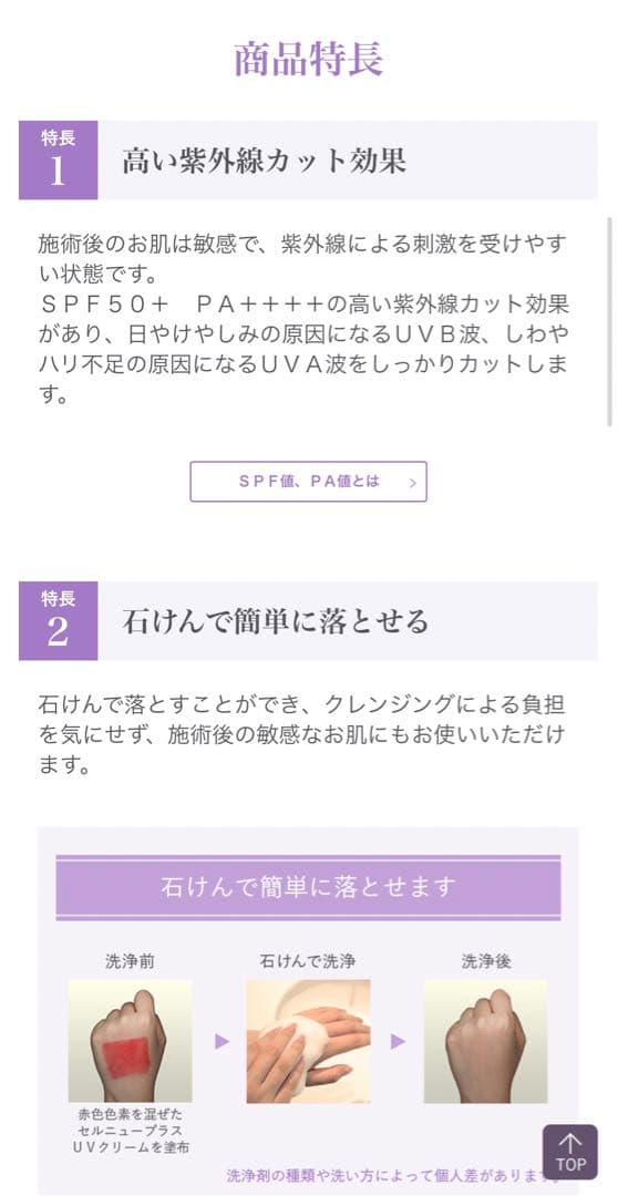 セルニュープラス UVクリーム SPF50+ PA++++ 35g x 2本