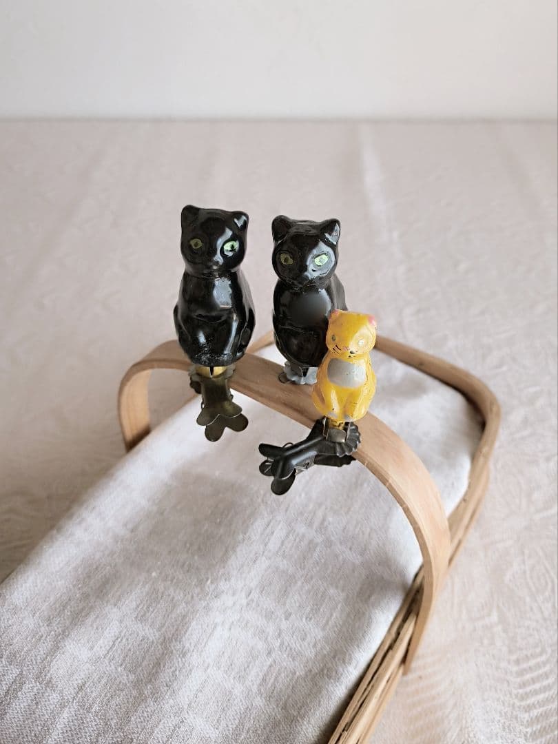 * black cat ornament ୨୧* 黒猫さん クリップ （b）