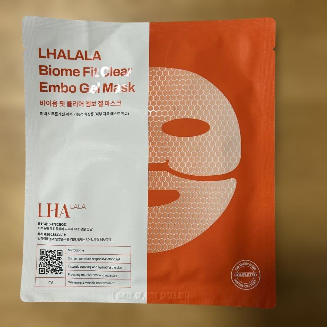 ララピール Biome Fit Clear Embo Gel Mask8枚