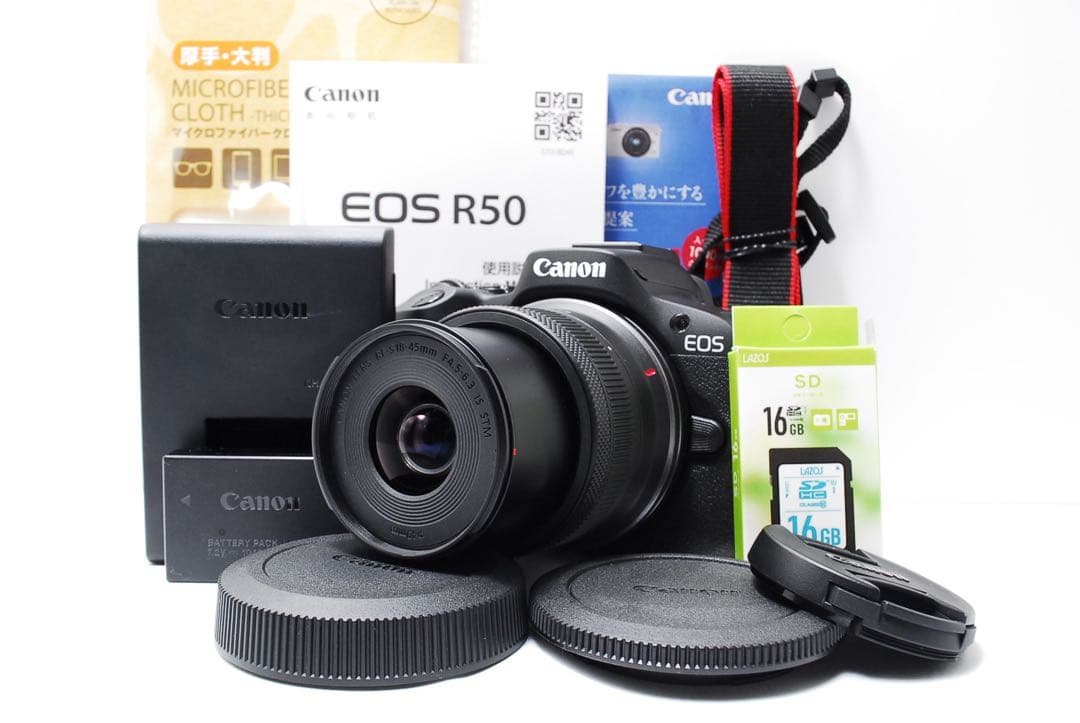 【最新世代】Canon EOS R50 ミラーレス一眼 人気モデル 軽量高画質