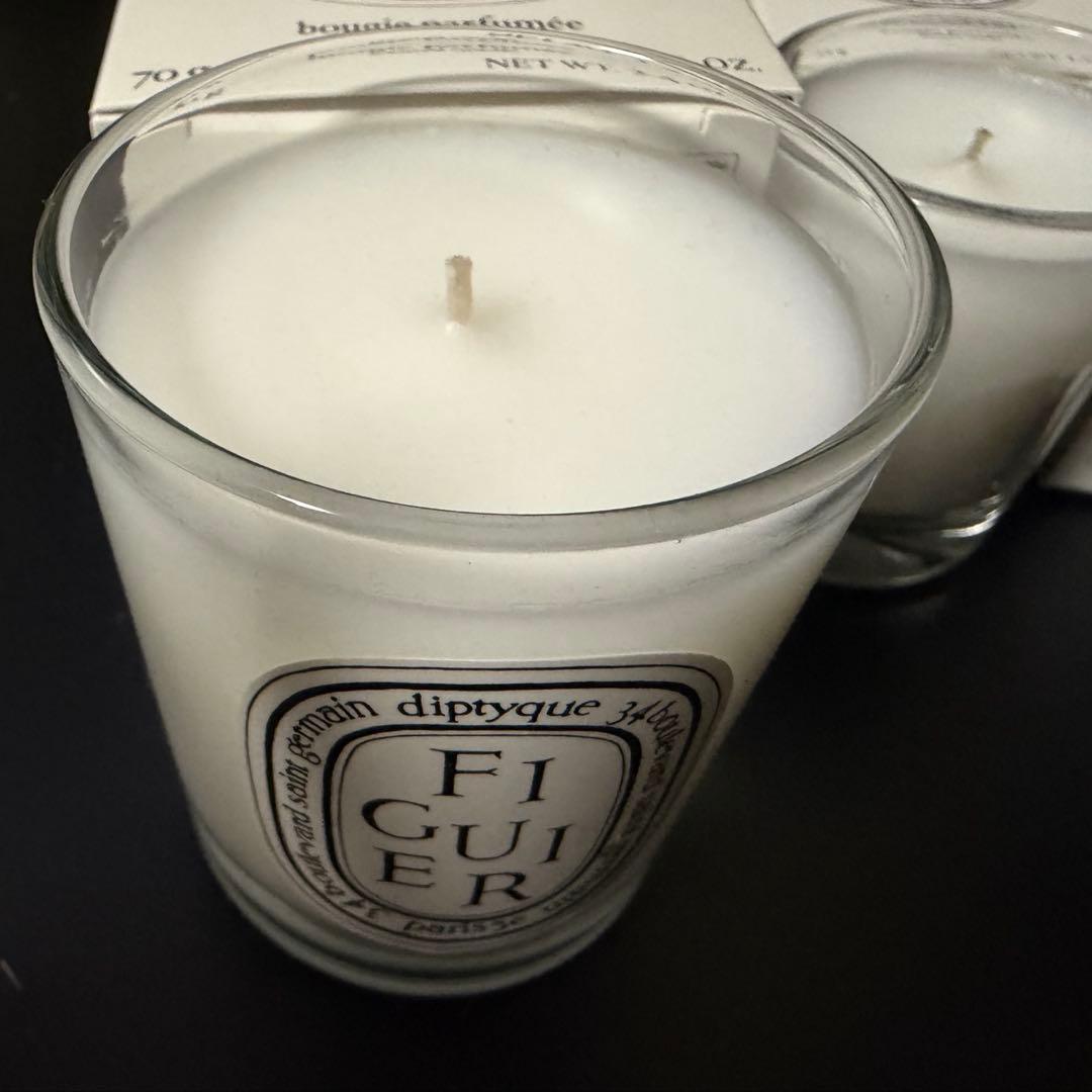 DIPTYQUE（ディプティック） キャンドル3個 巾着