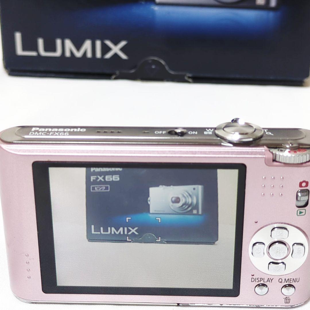 パナソニック デジタルカメラ ルミックス スイート ピンク DMC-FX66-P