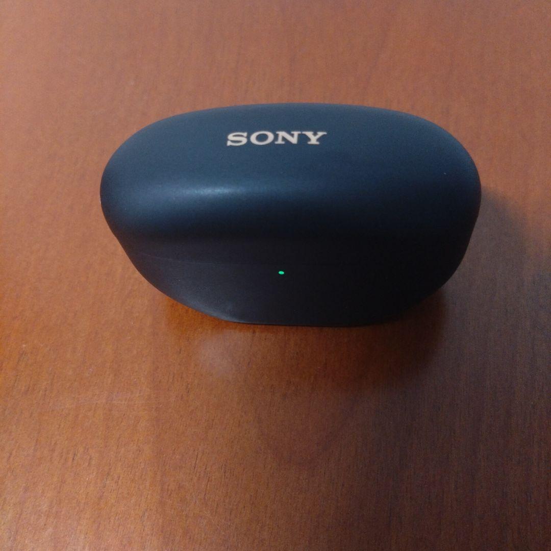 【ジャンク】SONY ワイヤレスイヤホン ブラック 充電ケース付き　右　Rのみ
