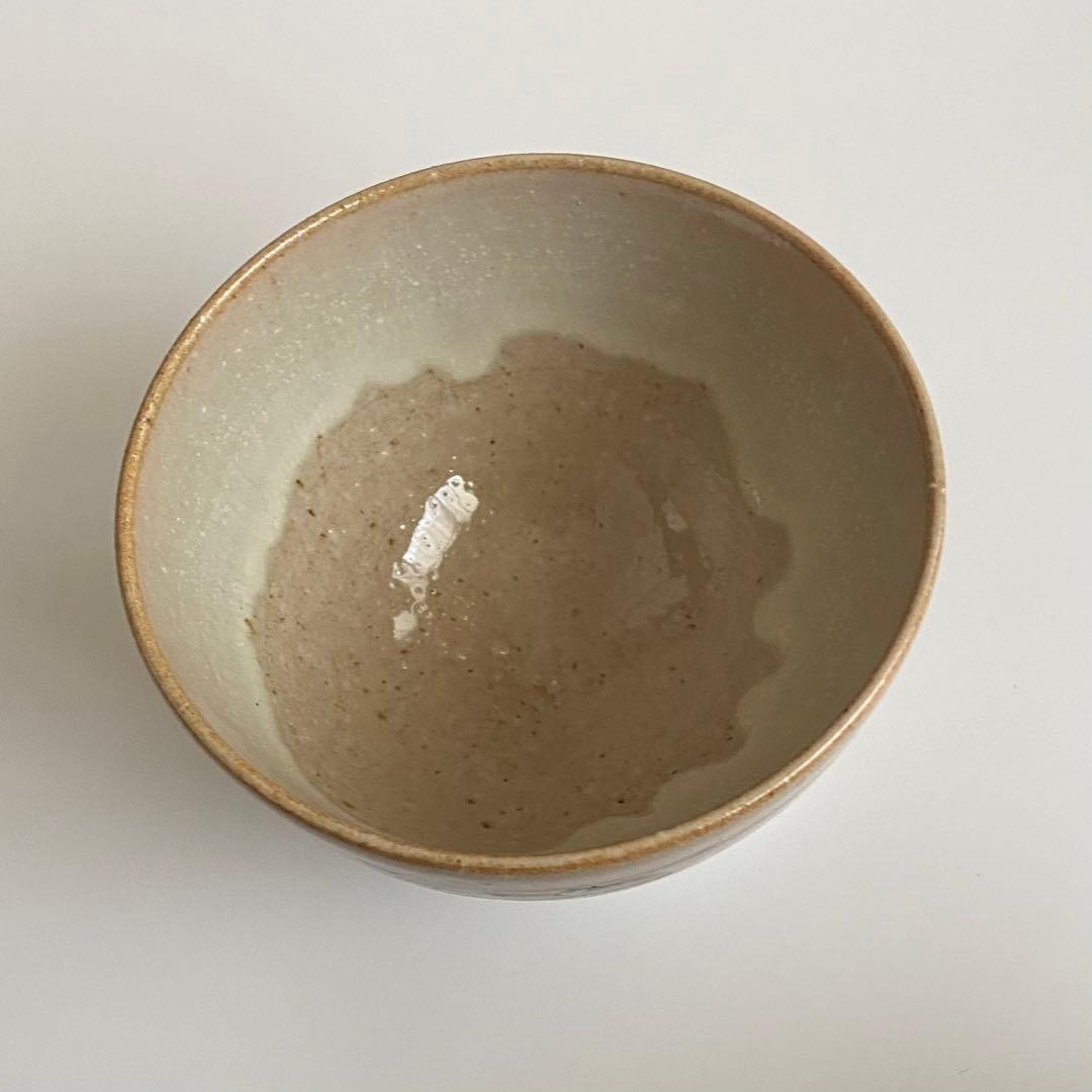 抹茶茶碗　赤膚焼　奈良絵　美品　木箱あり