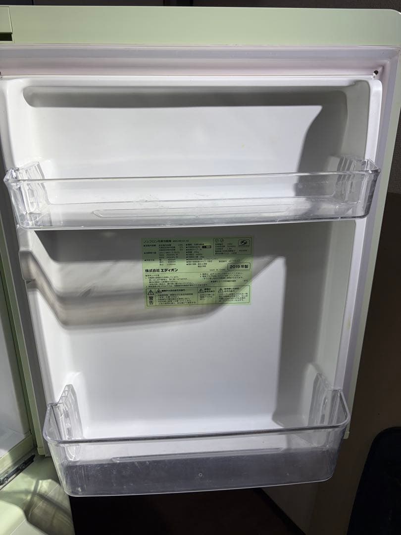 2019年式 149L eangle レトロ風 冷蔵庫 ANGRE151A1