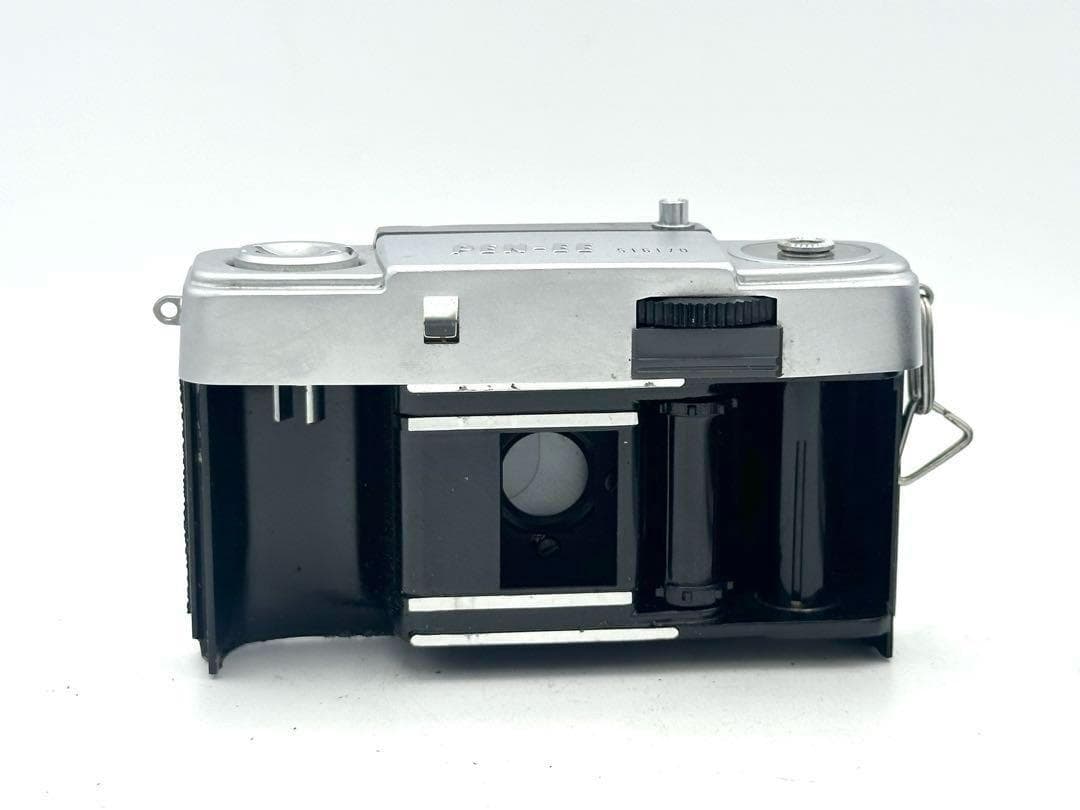 【革貼り替え】OLYMPUS PEN-EE ハーフサイズカメラ 希少フィルター付