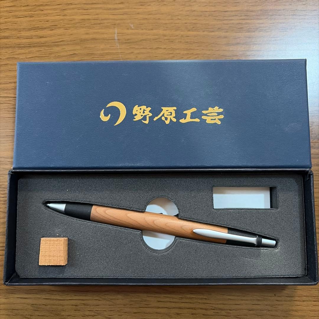 野原工芸 木製シャープペンシル　いちい (箱付き)