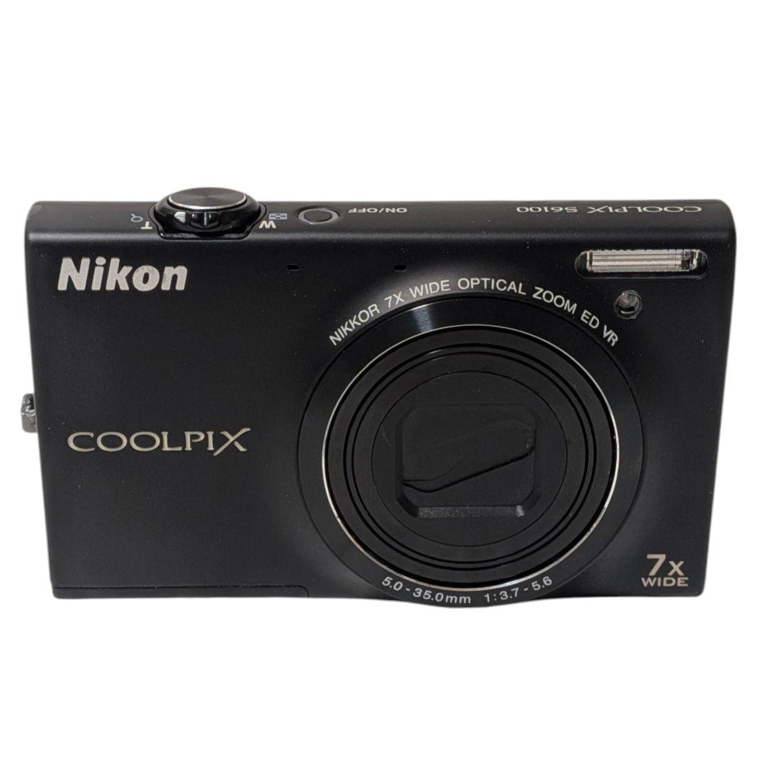 【美品】Nikon COOLPIX S6100 ブラック コンデジ ニコン