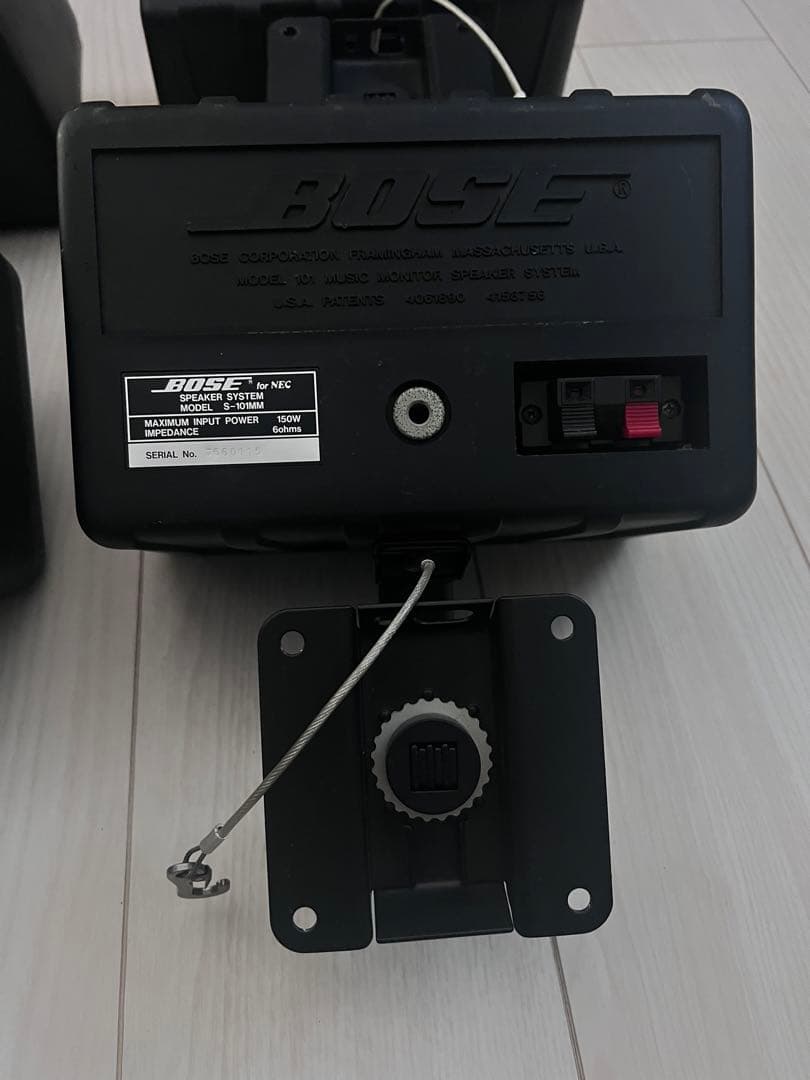 BOSE 101MM 4個セット　ブラケット付属