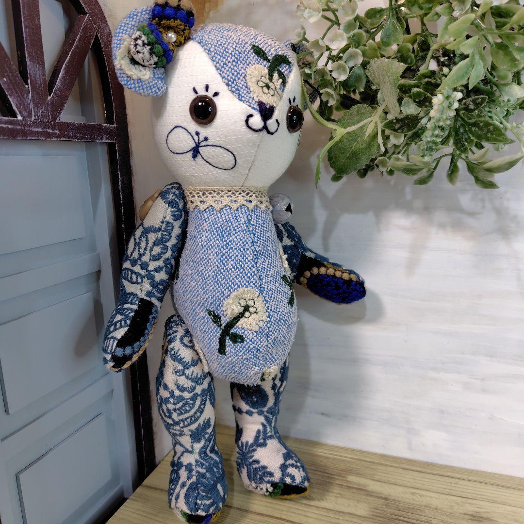 ミナペルホネン＊ハンドメイド＊ぬいぐるみ＊テディベア＊87
