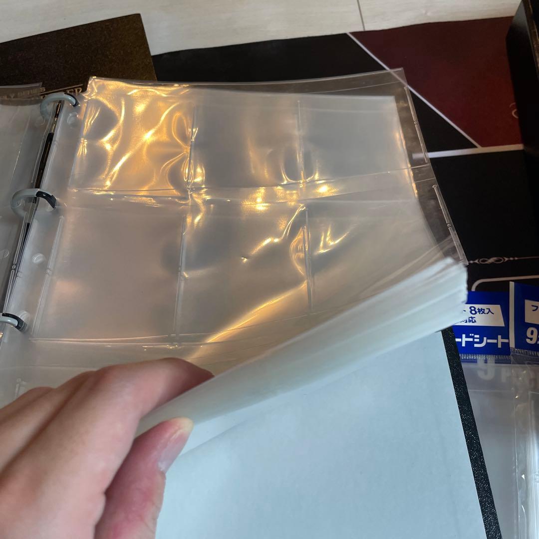 コレクションカードバインダー　9ポケット4冊、シート6セット付きYANOMAN