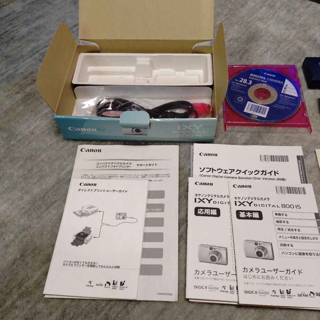 Canon IXY 800 IS デジタルカメラ SDカード付き