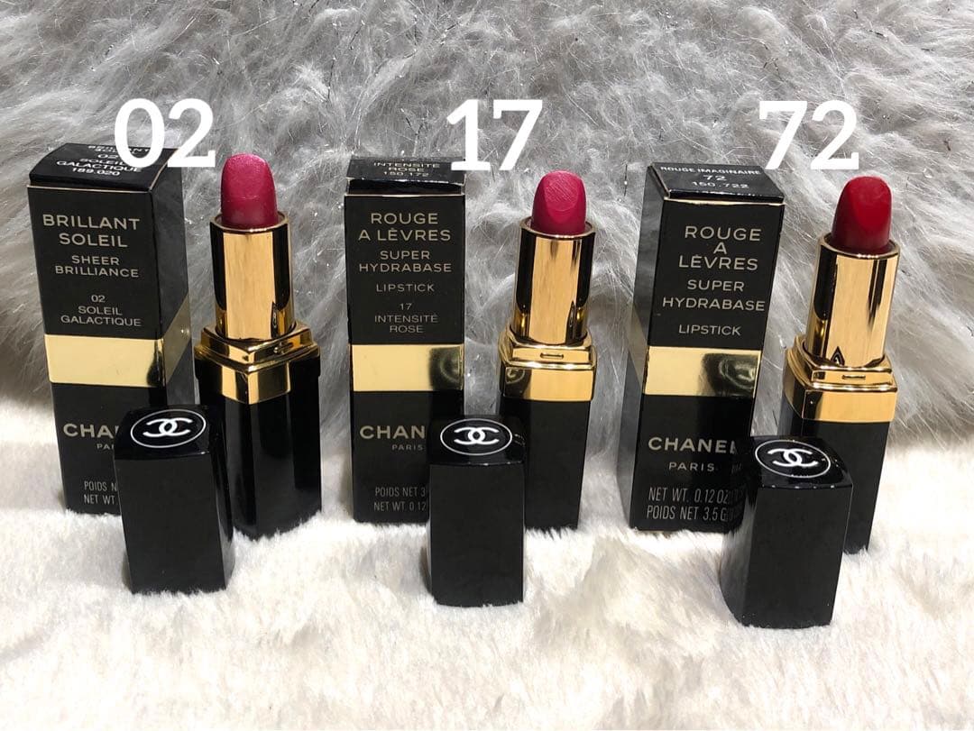 【4本セット】CHANEL 口紅 リップスティック 箱付 ヴィンテージ品