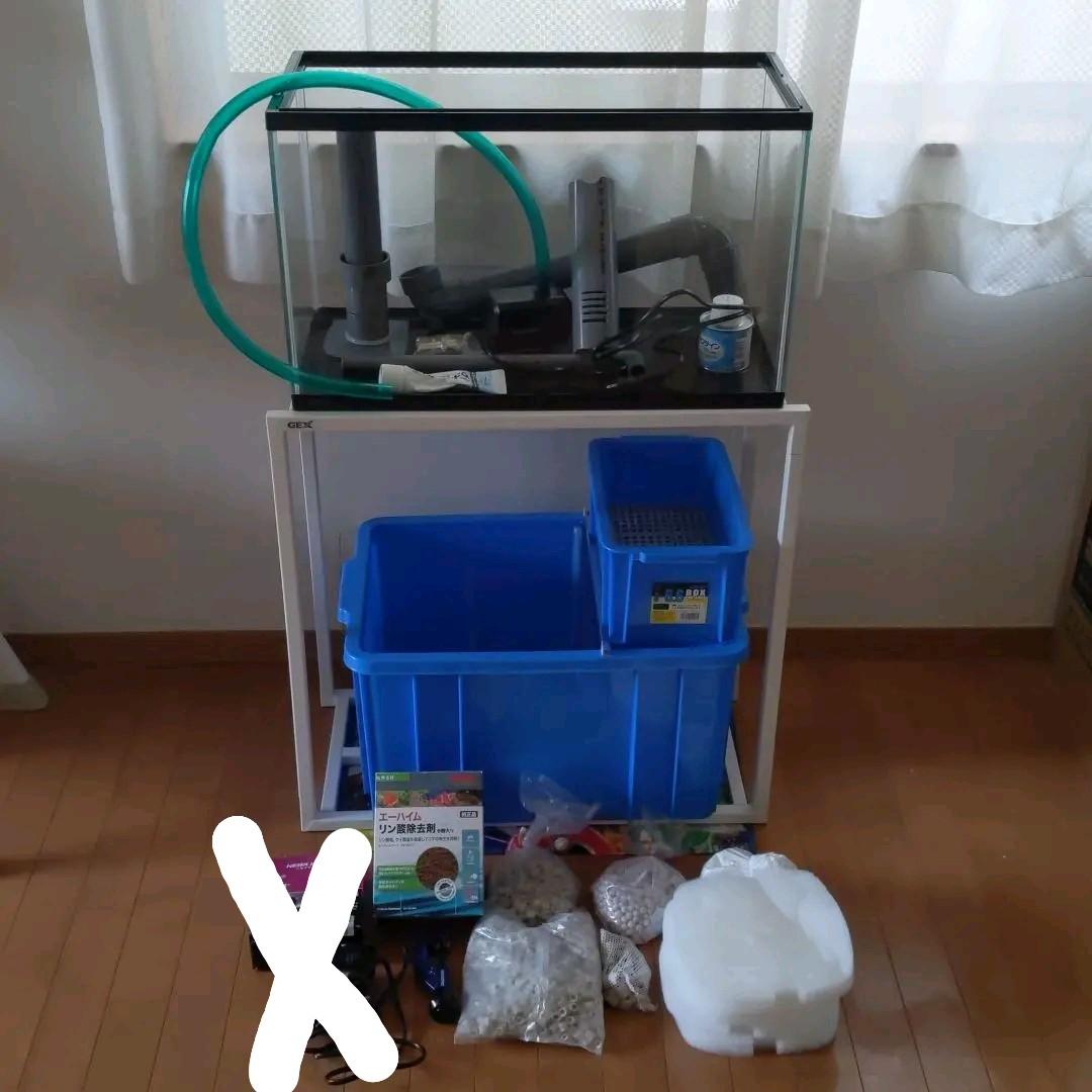 taka (引取限定)オーバーフロー水槽セット60cm