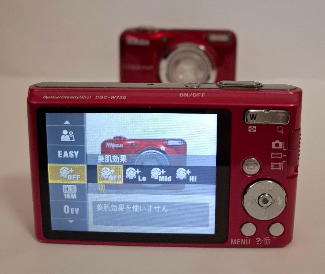 ジャンク ソニー SONY Cyber-Shot DSC-W730 コンデジ