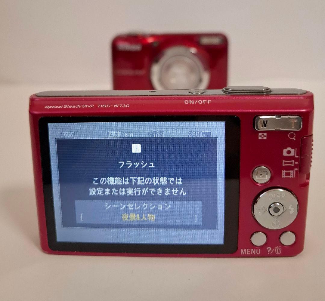 ジャンク ソニー SONY Cyber-Shot DSC-W730 コンデジ