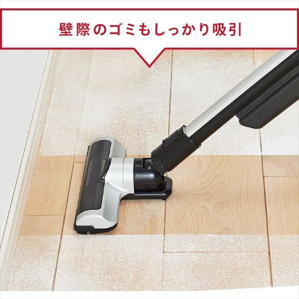 極細軽量スティッククリーナー モップ付き SBD-75-B ブラック