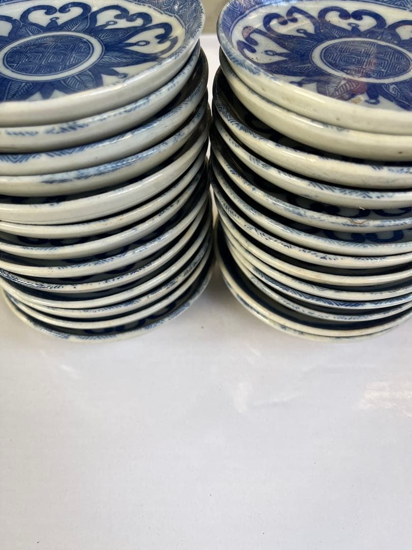 古伊万里、染付皿 26枚