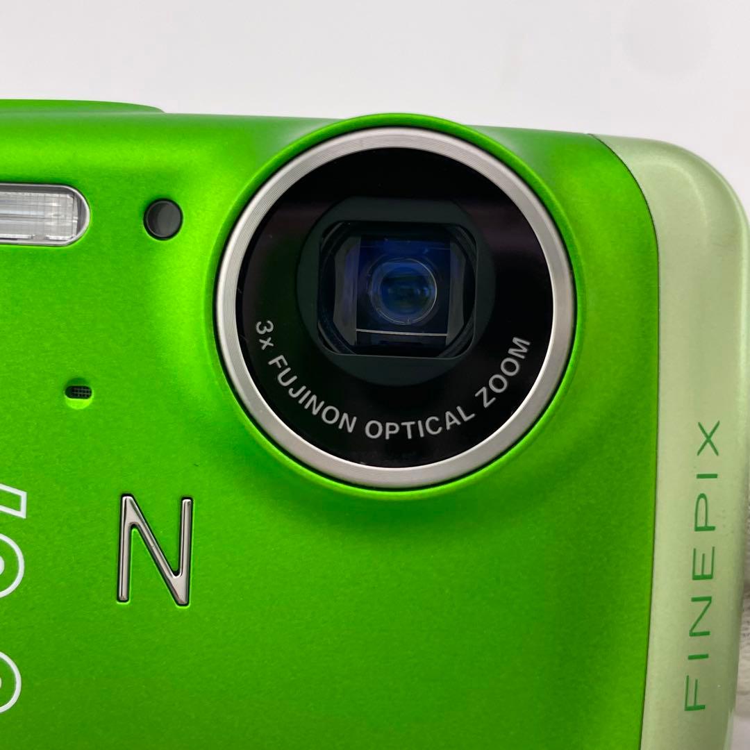 実写美⭕️良品【動作確認済】FUJIFILM 防水 FinePix Z33WP　緑