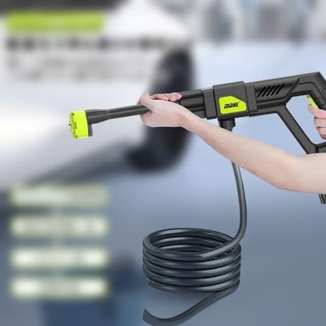 高圧洗浄機 本体 黒と緑