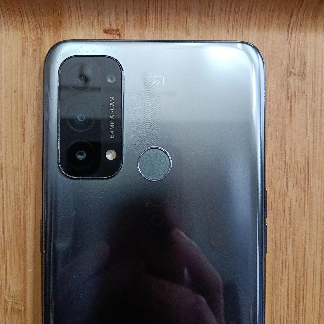 美品 箱付 OPPO reno 5 A シルバーブラック