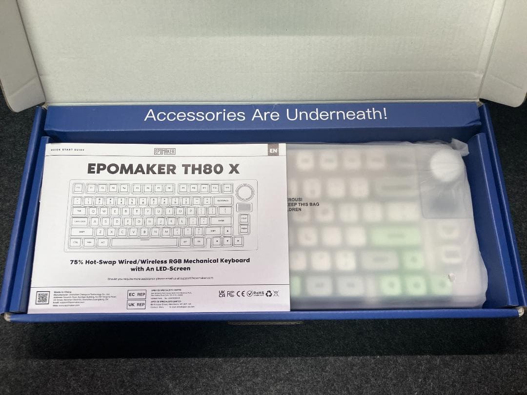 EPOMAKER TH80-X ガスケット ゲーミングキーボード
