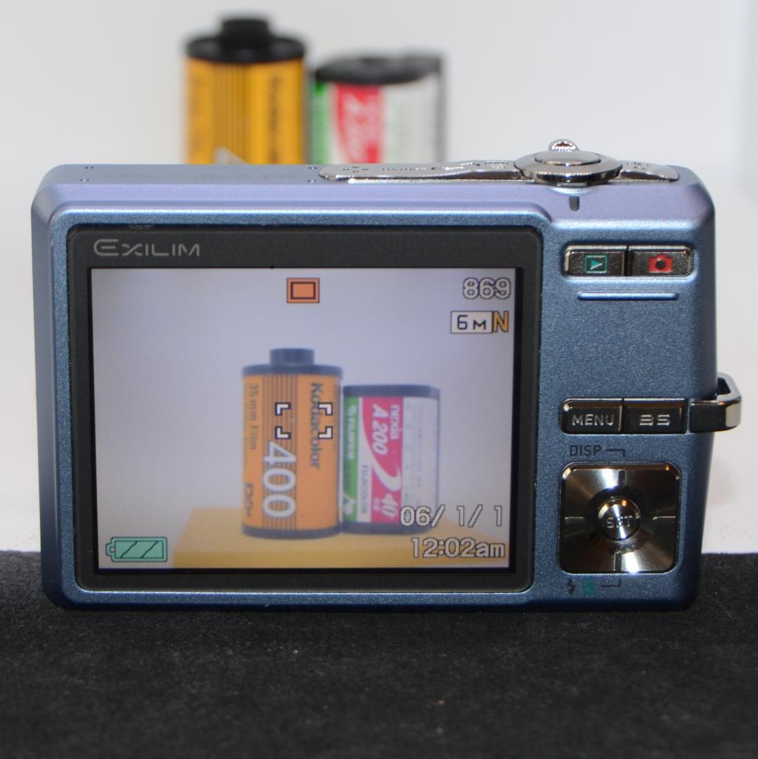 (美品) CASIO EXILIM EX-Z600 ブルー (動作確認済)