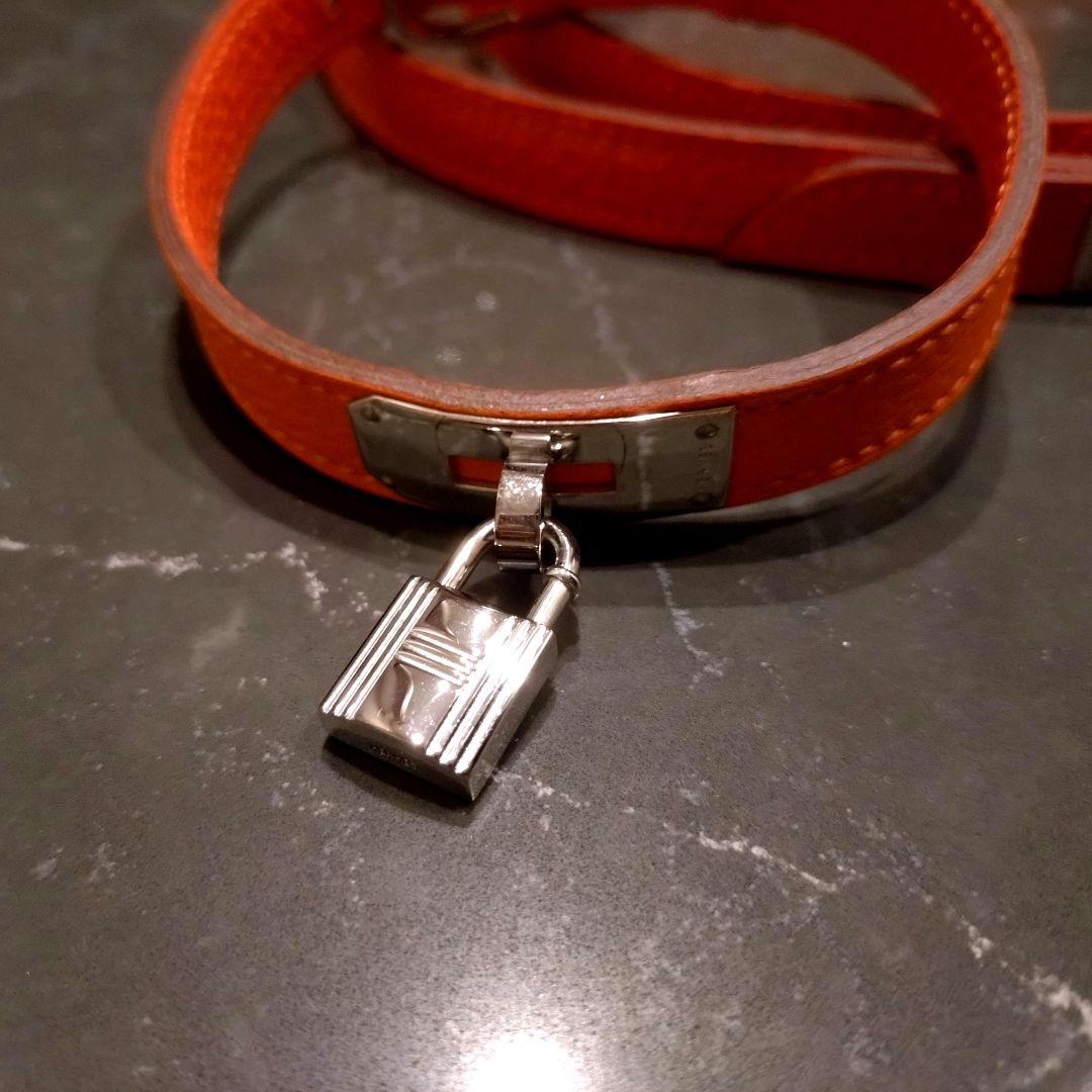 美品　HERMES エルメス　ケリー　小中型犬カラーリードセット