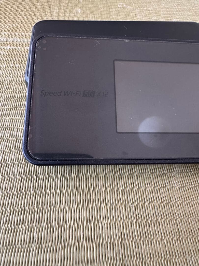 Speed WiFi 5G X12 モバイルルーター ブラック