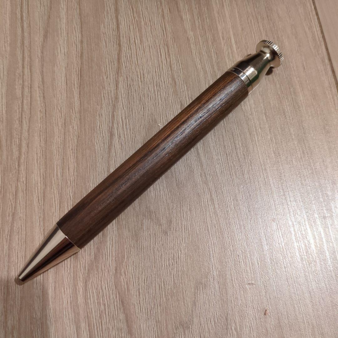 【未使用】e+m King Pen ボールペン black oak