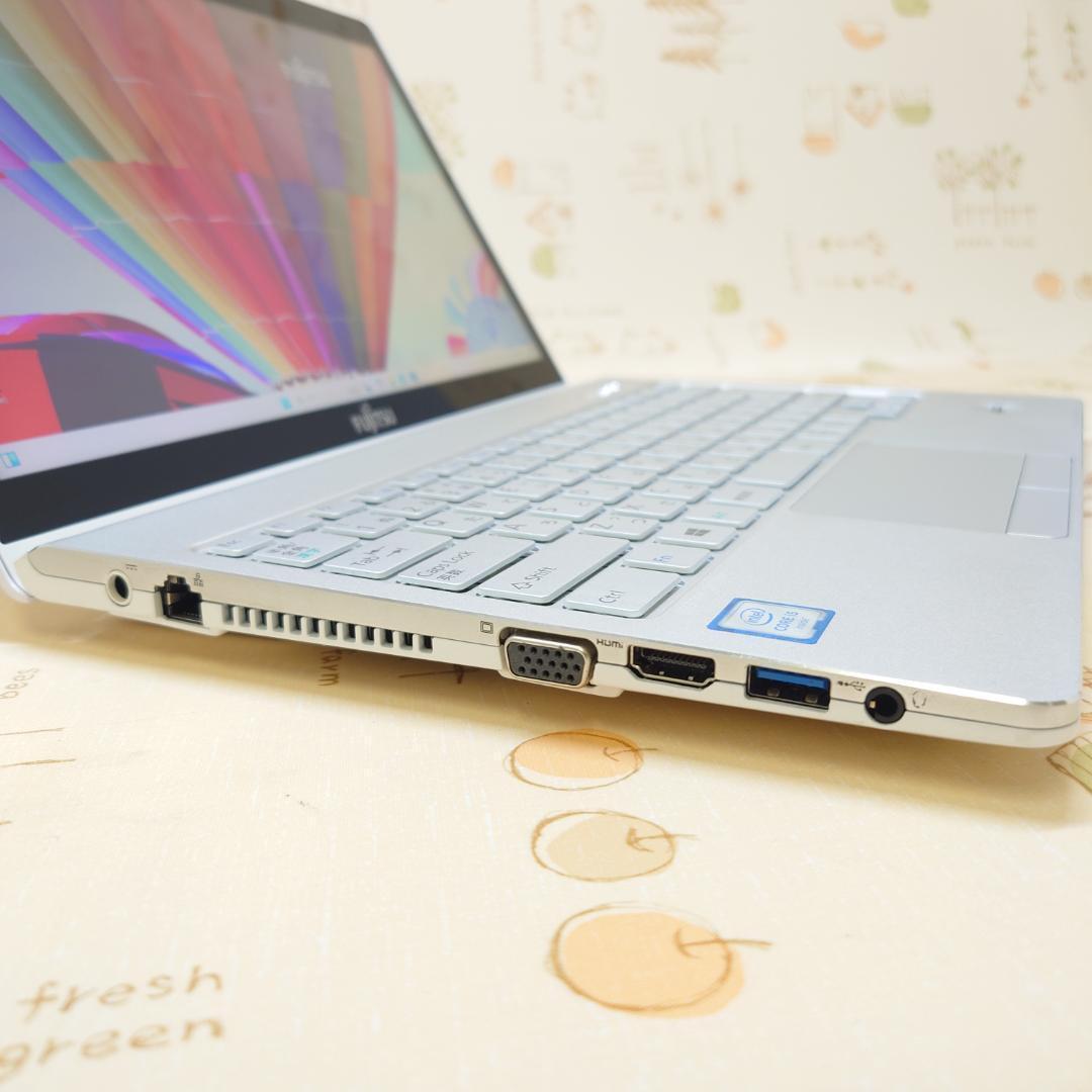 覇*O様 WQHD Windows11 オフィス 新品SSD 白ノートパソコン