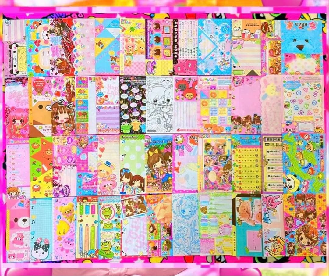 平成レトロ 平成ギャル バラメモ 大量 おすそ分け お札メモ 平成女児 可愛い