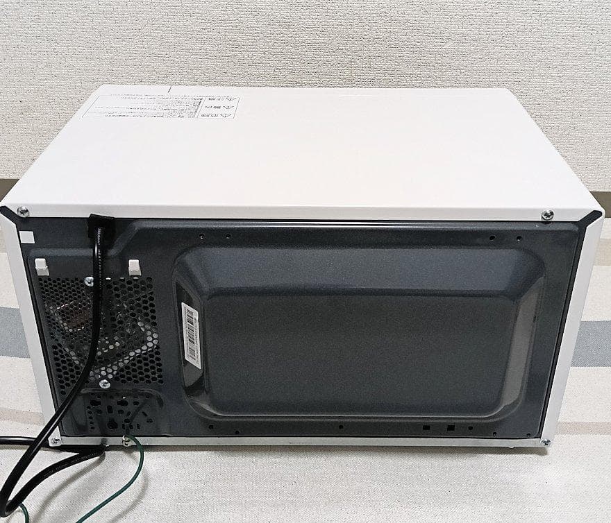 【美品】送料無料　2024年製　アイリスオーヤマ電子レンジ　PMG-T179-W