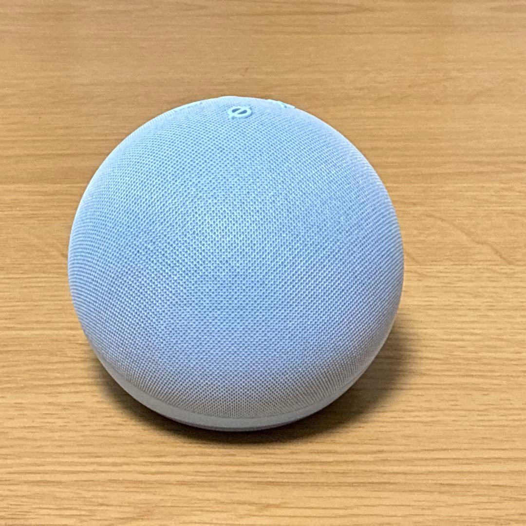 【美品】Echo Dot 第5世代 時計付き クラウドブルー 箱付き