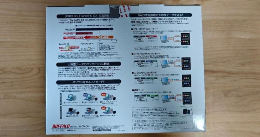 【新品】BUFFALO 外付けHDD 2T HD-WL2TU3/R1J