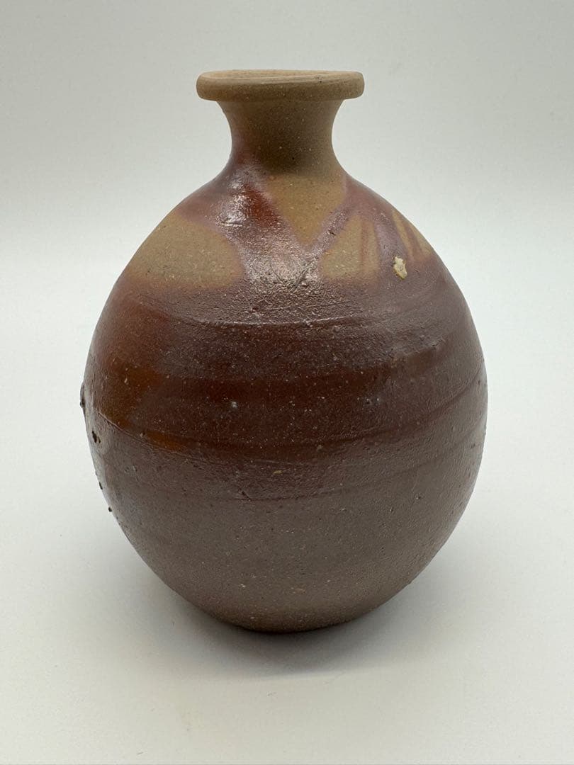備前焼 花入 正宗白鳥 作 共箱・共布・栞付き　未使用