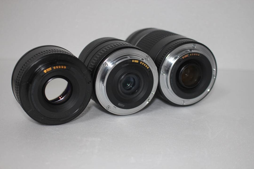 極上品☆canon kiss x9 標準&望遠&単焦点トリプルレンズセット
