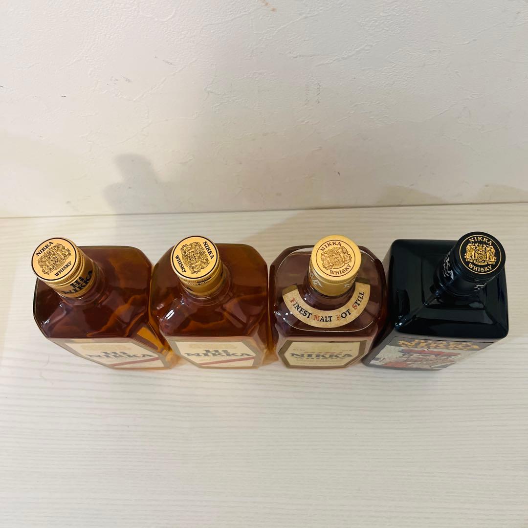 ニッカウイスキー　4本セット　1級、2級含む　新品未開封　NIKKA 古酒