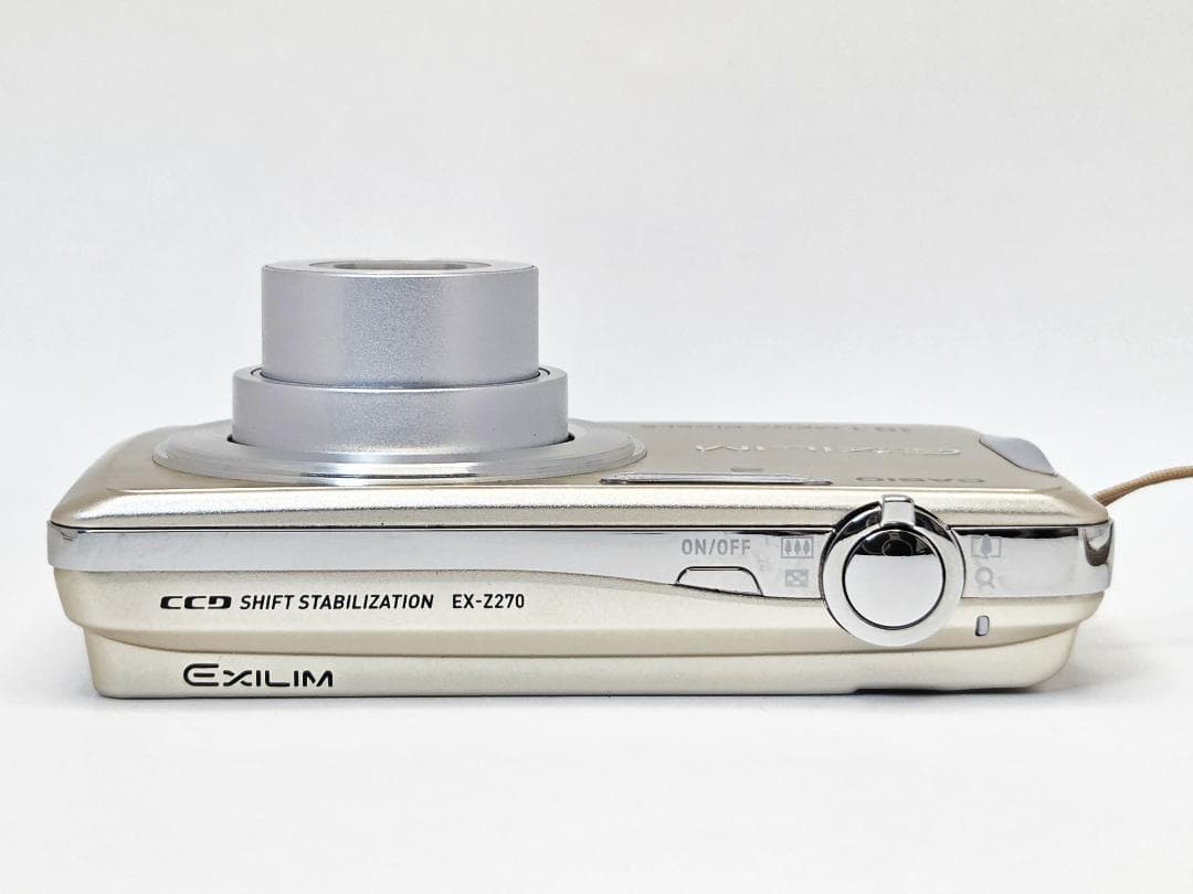 カシオ　CASIO EXILIM EX-Z270 ゴールド《元箱付・動作確認済》