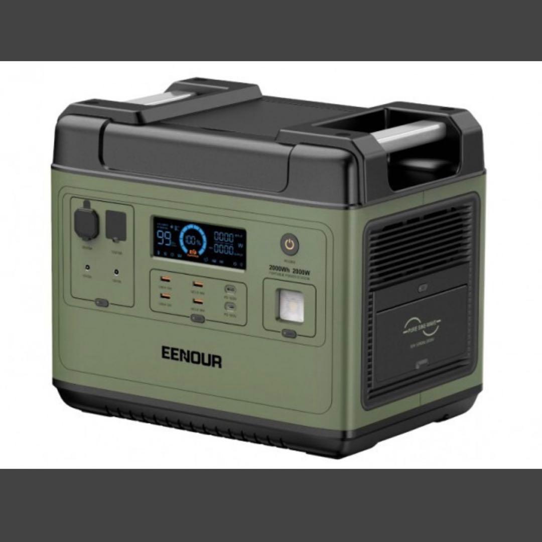 新品未使用　EENOUR　大容量ポータブル電源　P2001　2000Wh