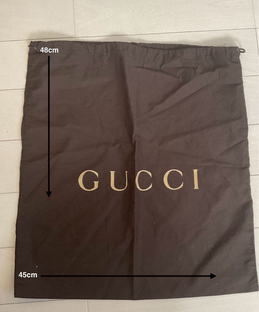 GUCCI ブラウン ショッパー 2点セット
