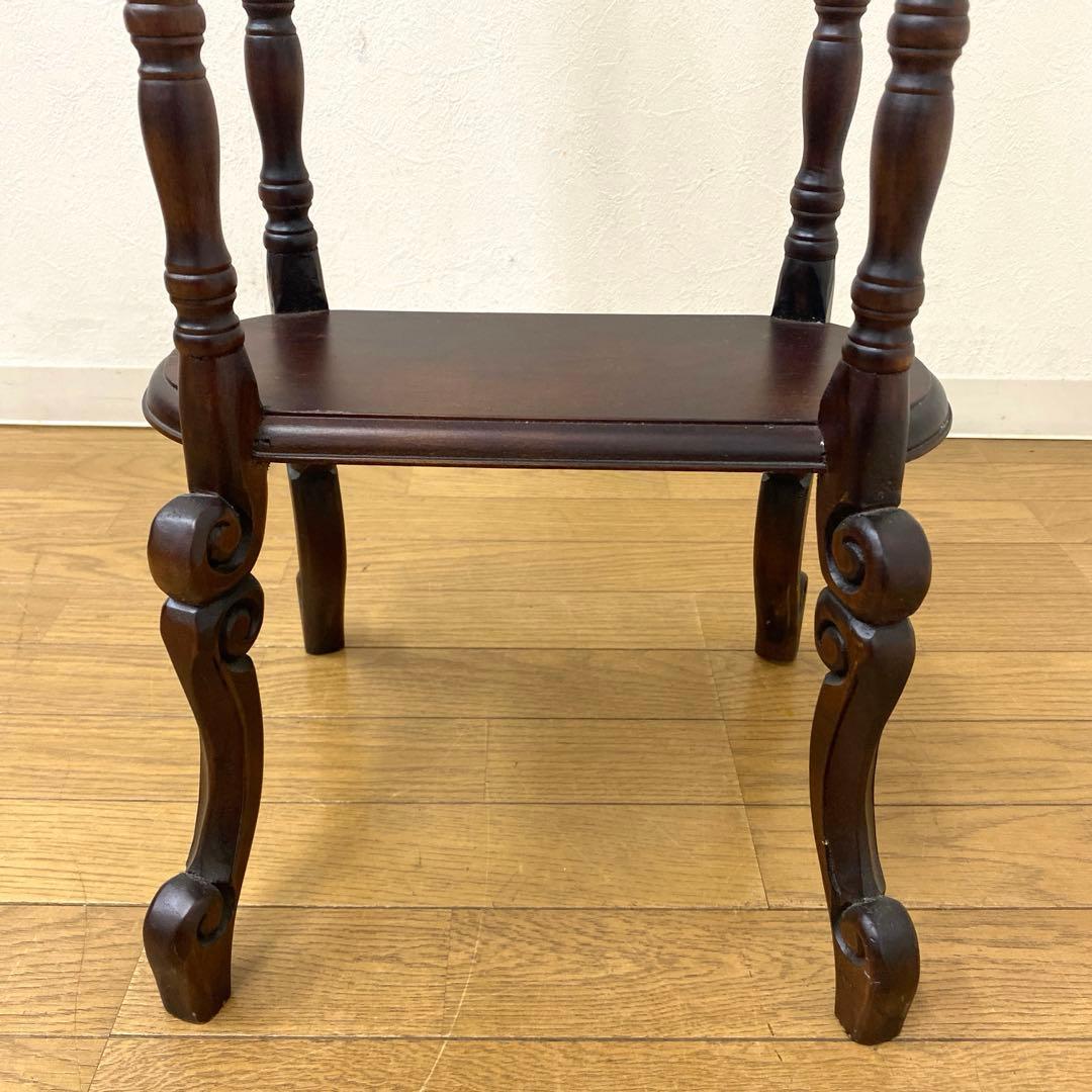 美品 ツイストレッグ プランツ フラワースタンド ハイ スリム 花台