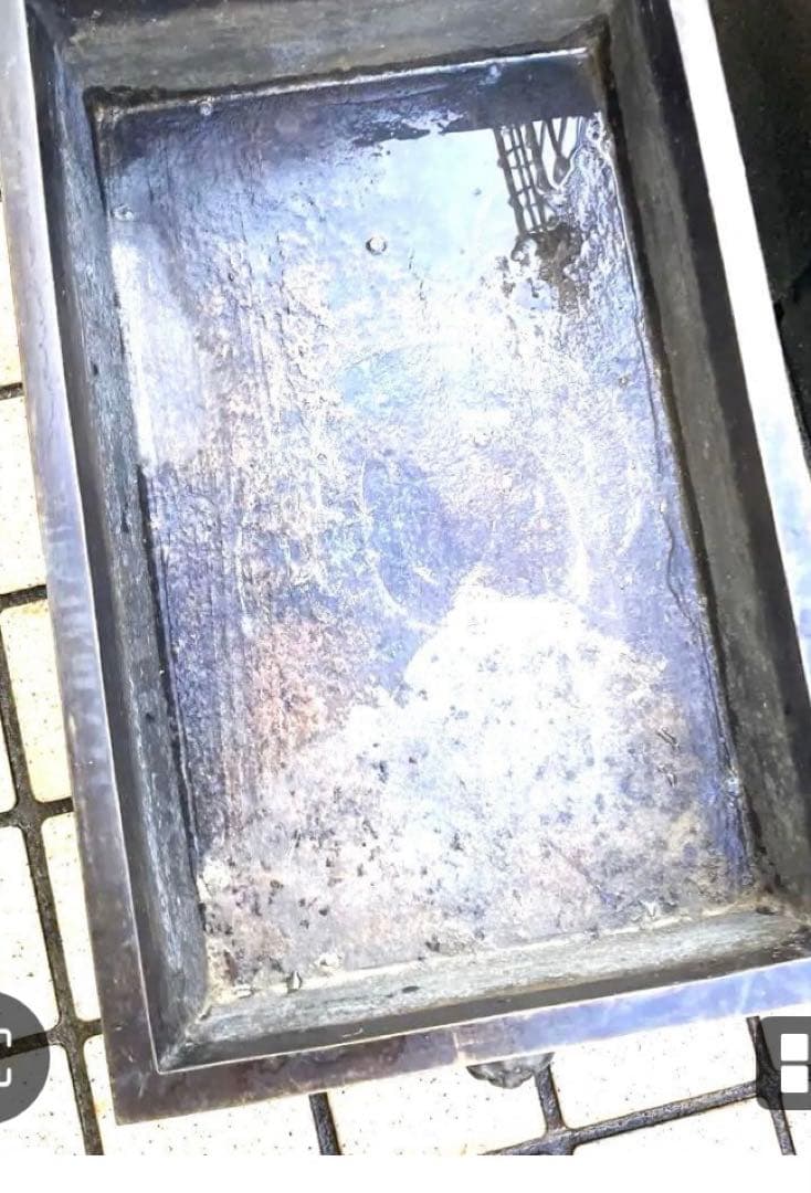 銅製　砂鉢　銅水盤　長方鉢　花器　双獣耳　花瓶　盆栽鉢　華道　時代物