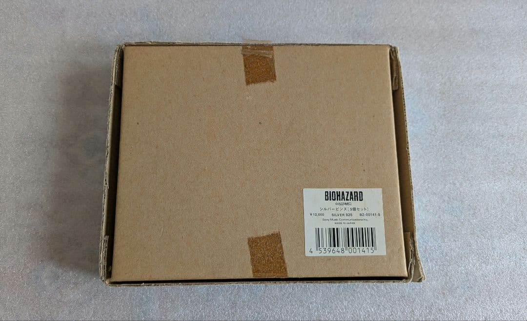 バイオハザード　シルバーピンズ5個セット　ピンバッジ　シルバー925