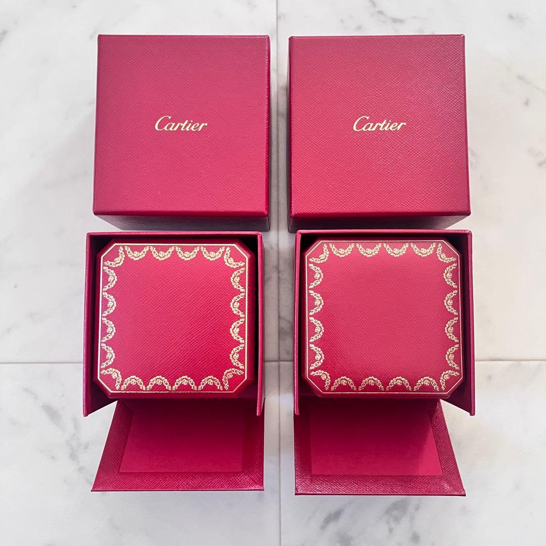 Cartier カルティエ 現行 リング 指輪 ケース 空箱 2個 セット