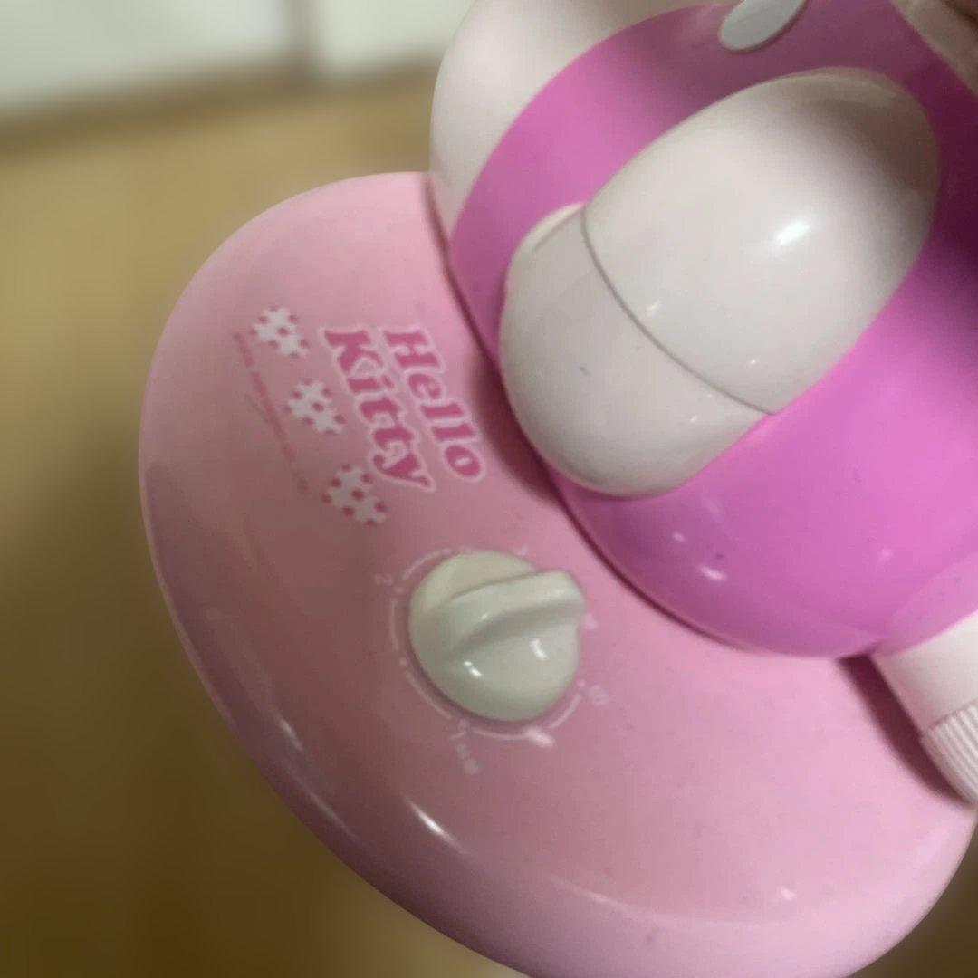 レトロ　ピンク　ハローキティ パーソナル扇風機 JPM-187KD
